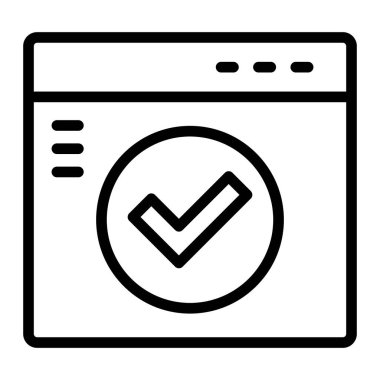 Vektör Satır Simgesini Tamamla