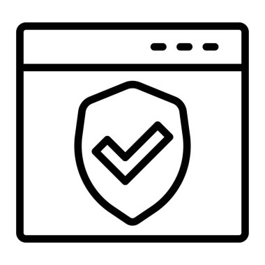 SSL Vektör Satır Simgesi