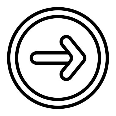 Vektör Satır Simgesini Geçir