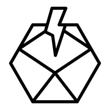 Nanocavity Vektör Satır Simgesi Tasarımı