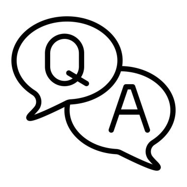 Vektör Satır Simgesi Tasarımı Açıkla