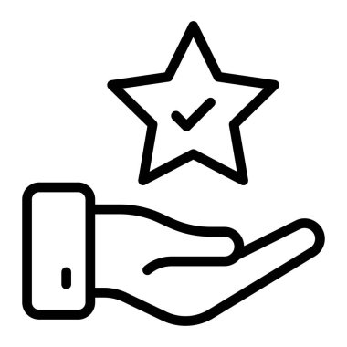 Üyelik Vektör Satır Simgesi Tasarımı