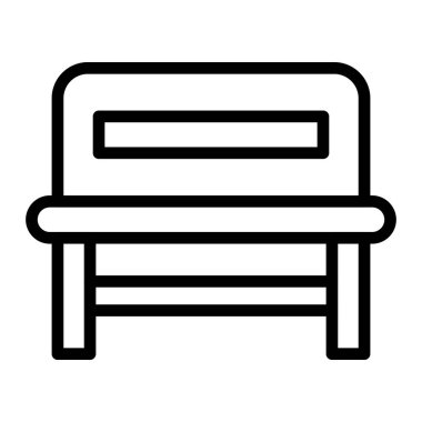 Plaj Topu Vektör Hattı Simge Tasarımı