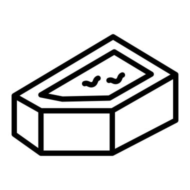 Jakuzi Vektör Satırı Simge Tasarımı