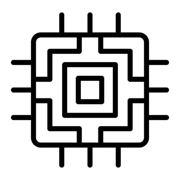 Transistorlar Vektör Satır Simgesi Tasarımı