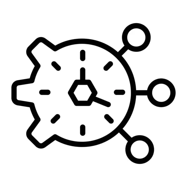 Nanosaniye Vektör Satır Simgesi Tasarımı