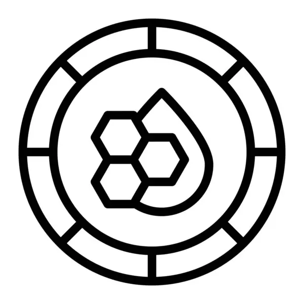 Nanoprobe Vektör Satır Simgesi Tasarımı