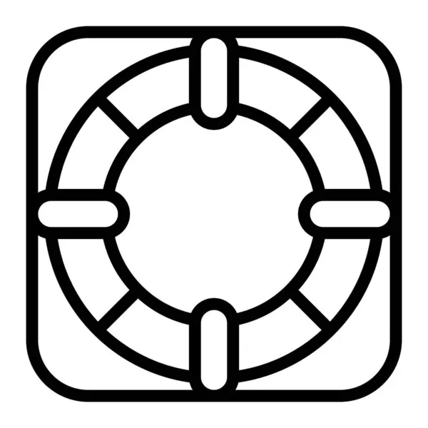 LifeBuoy Vektör Satır Simgesi Tasarımı