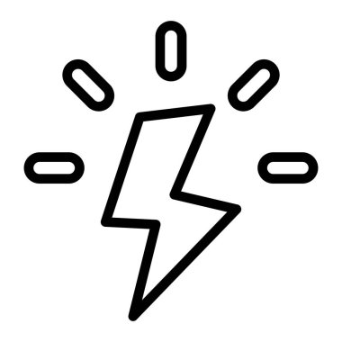 Güç Vektörü Satırı Simgesi Tasarımı