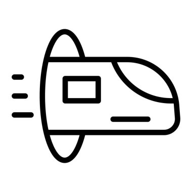 Hiper Döngü Vektör Satır Simgesi Tasarımı