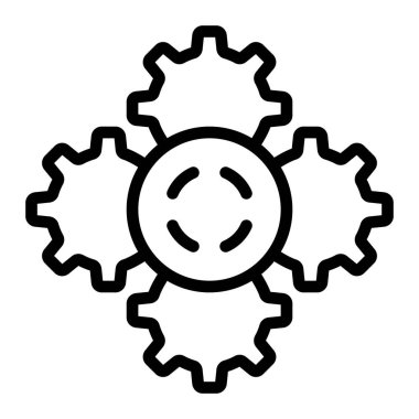 Aralıksız Vektör Satır Simgesi Tasarımı