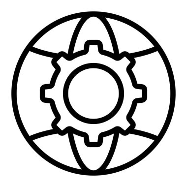 Genel Vektör Satır Simgesi Tasarımı