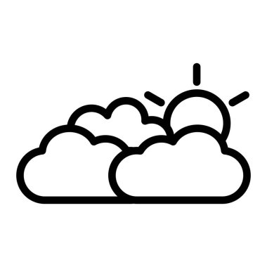 Bulutlu Satır Simgesi Tasarımı