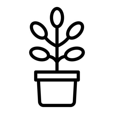 Bitki Satırı Simgesi Tasarımı