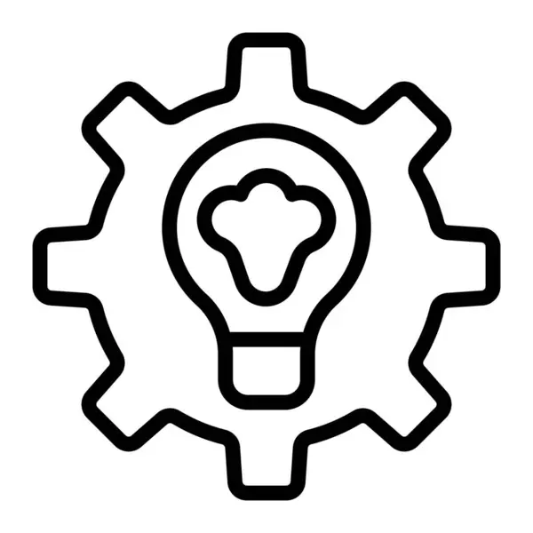 İnovasyon Vektör Satır Simgesi Tasarımı