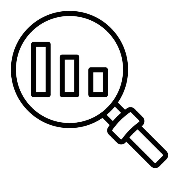 Analysis Vector Line Icon Design