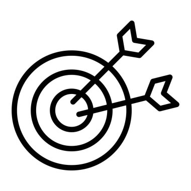 Okçuluk Satır Simgesi Tasarımı