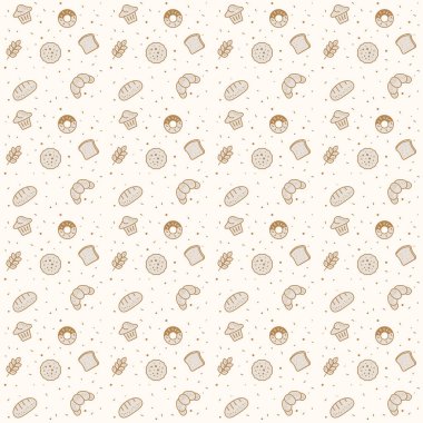 Kusursuz desenli fırın ürünleri.