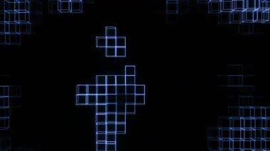 Soyut vj isim arkaplanı videosu