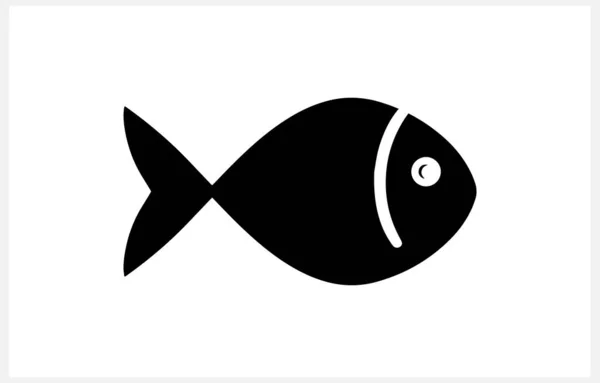 Meeresfische Isoliert Schablone Animal Vector Stock Illustration Eps — Stockvektor