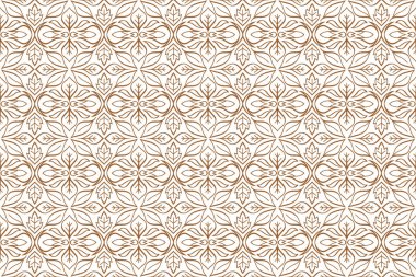 Çizgisiz desen izole edildi. El çizimi sanat eseri. Taslak vektör stok çizimi. EPS 10