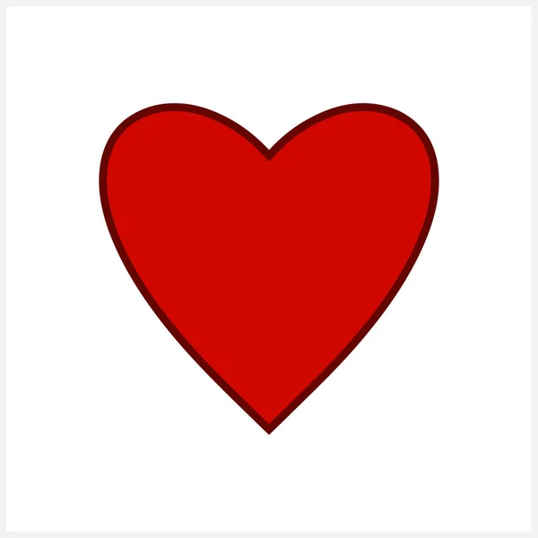 Doodle Heart klipsi. Sevgililer Günü sembolü. Vektör hisse senedi çizimi. EPS 10