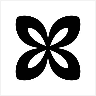 Eski element izole edildi. Damask çiçeği. Oyma Vektör hisse çizimi. EPS 10