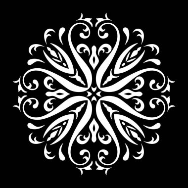 Vintage elementi. Şam deseni. Oyma Vektör hisse çizimi. EPS 10