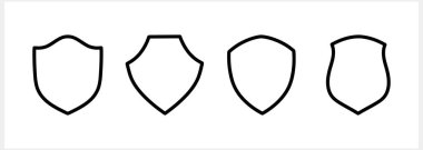 Shield, guard icon isolated. Sketch filled flat sign. Vector stock illustration. EPS 10