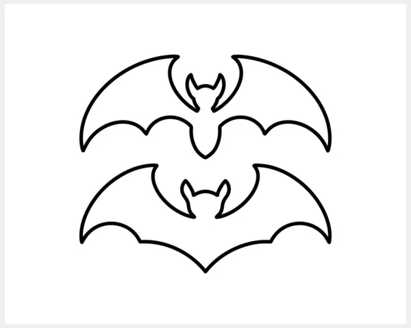 Sketchl Bat Isolated Hand Drawn Art Halloween Symbol Animal Vector — Stockový vektor