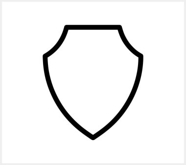 Shield, guard icon isolated. Sketch filled flat sign. Vector stock illustration. EPS 10