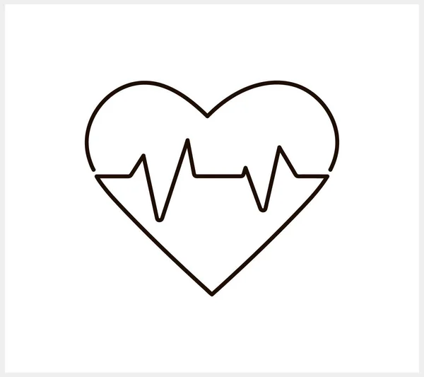 Doodle Medicina Icono Del Corazón Dibujo Vector Stock Ilustración Eps — Vector de stock