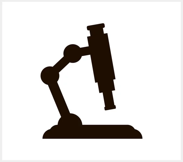 Icône Microscope Pochoir Illustration Vectorielle Stock Eps — Image vectorielle