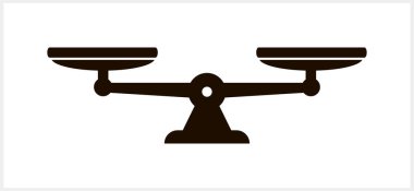 Adalet pulları, Hukuk ve Etik Mahkemesi 'nin ağırlık simgesi Vektör hisse senedi illüstrasyonu EPS 10' u oluşturdu