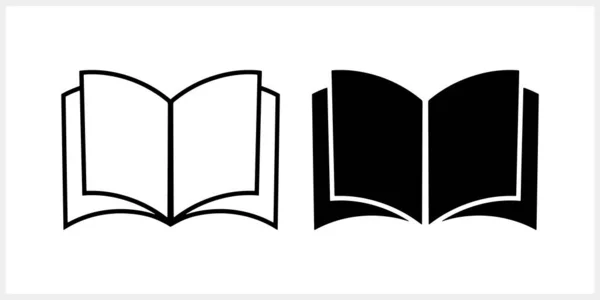 Иконка Книги Каракулей Изолирована Символ Образования Эскизный Рисунок Школы Векторная — стоковый вектор