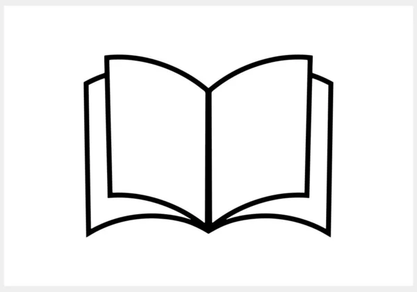 Ikona Knihy Doodle Izolována Symbol Vzdělání Skica Kliparty Pro Školu — Stockový vektor