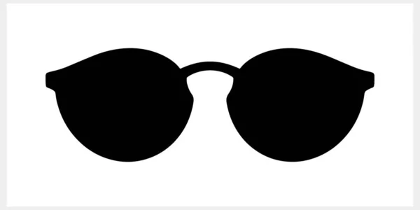 Ícone Óculos Isolado Ilustração Estoque Vetor Estêncil Eps — Vetor de Stock