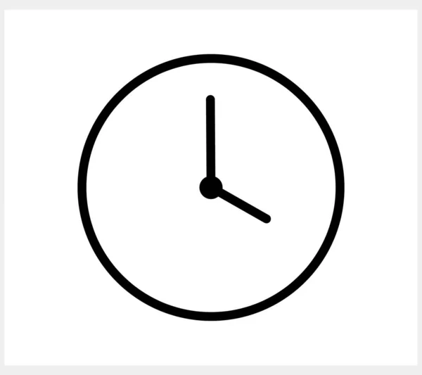 Ikon Jam Mengisolasi Gambar Stok Clipart Vector Time Eps - Stok Vektor