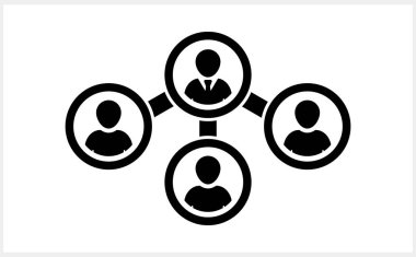 Sosyal medya pazarlama iş simgesi People Netclipart Vector hisse illüstrasyonu EPS 10