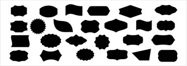 Kalıp rozet simgesi Çerçeve sınır vektörü stok illüstrasyonu EPS 10