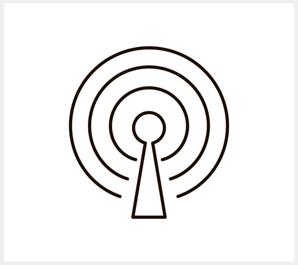 Иконка Wifi Sketch Изолированный Клипарт Technologe Векторный Инвентарь Иллюстрация Eps — стоковый вектор