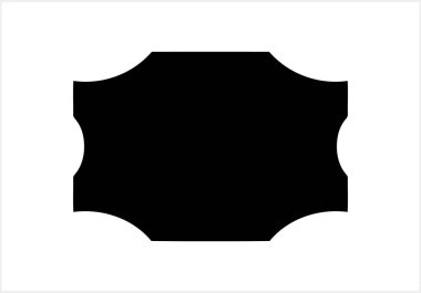 Kalıp rozet simgesi Çerçeve sınır vektörü stok illüstrasyonu EPS 10