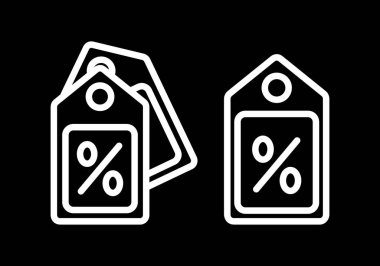 Fiyat etiketi Sketch indirim simgesi Percent clipart Procent Vector hisse illüstrasyonu EPS 10