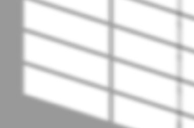 Pencere gölgesi, pencere refleksi, siyah gölge, izole edilmiş arkaplan