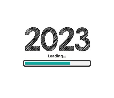 2023 Yeni Yıl Yükleme. Barı dolduruyorum. 2023 yılına başla.