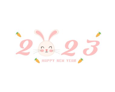 Bir tavşanla mutlu yıllar 2023 