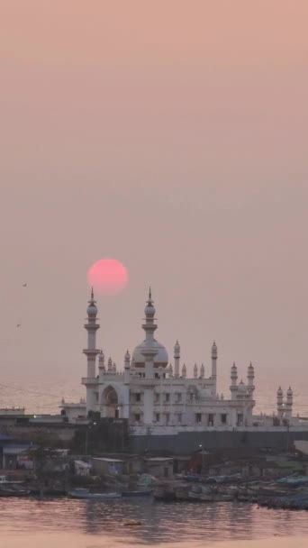 Mesquitas Longo Praia Pôr Sol Divino — Vídeo de Stock