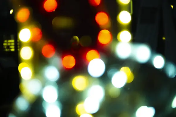 Noel renkli bokeh ışıkları arka plan