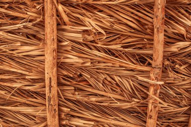 Thatched Palm Leaf Şemsiyesi 