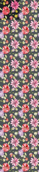 Soyut çiçekler, yapraklar ve meyvelerle renksiz çiçek desenleri. Kırsal vintage biçimi, kaynak biçimi veya duvar kağıtları ile suluboya iz beyaz arkaplanda izole